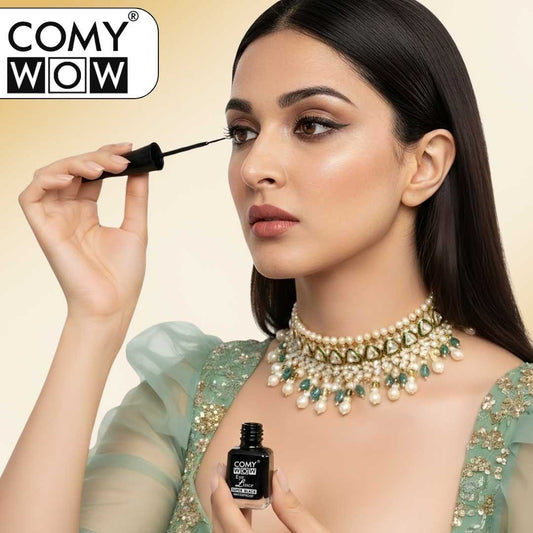 Super Black Waterproof Eyeliner – Long Lasting & Smudge Proof