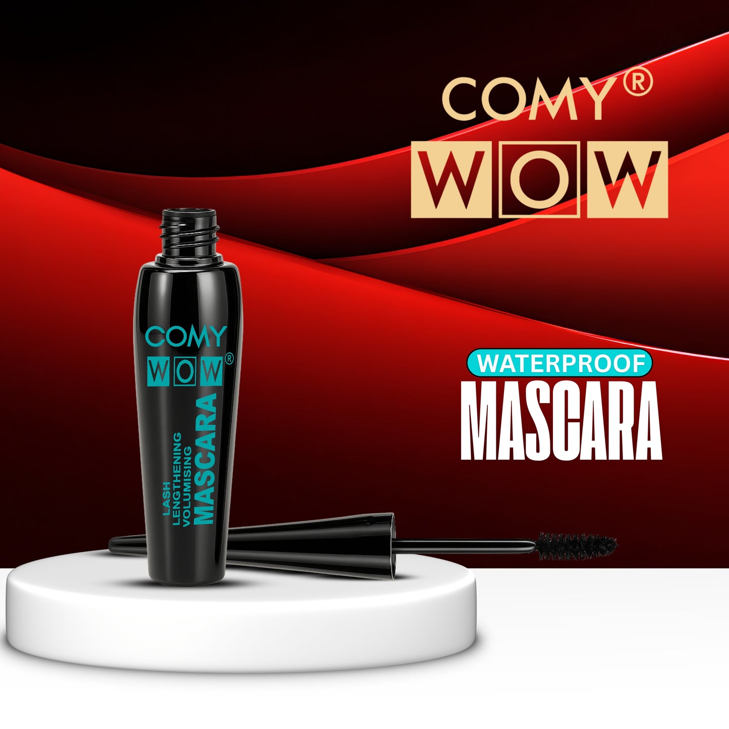 Lash Lengthening & Volumising Mascara – Long Lasting Extra Black Waterproof