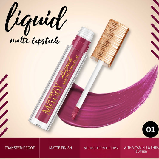 Liquid Matte Lipstick – Waterproof Long Lasting Highly Pigmented Lip Color