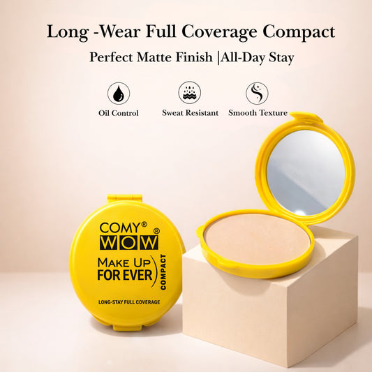 Oil Control Compact Powder – Smooth Matte All-Day Wear