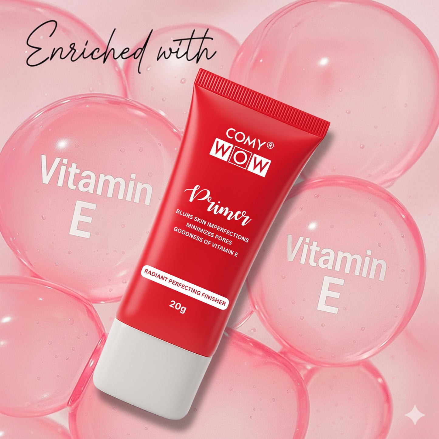Vitamin E Makeup Primer – Pore Minimizing & Skin Smoothing