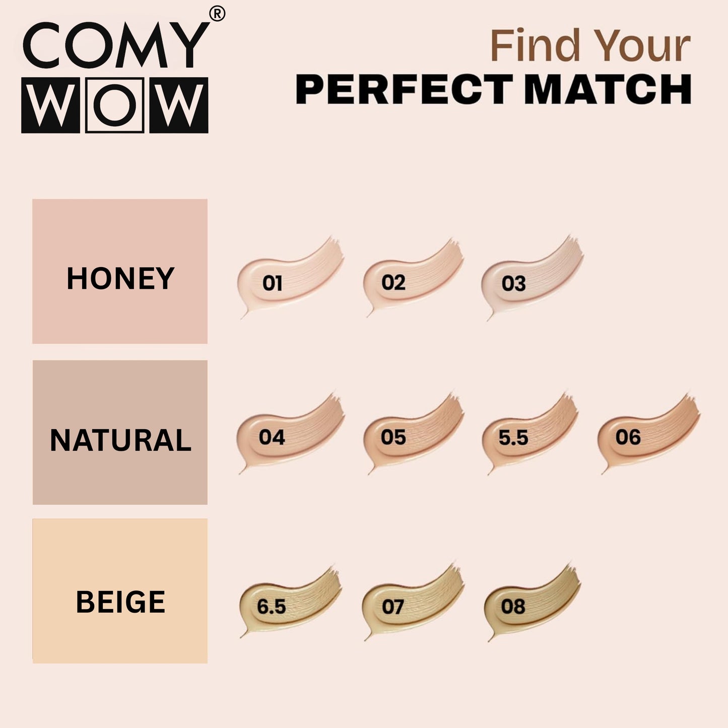SPF 50+ Full Coverage Liquid Foundation – Lightweight Natural Finish