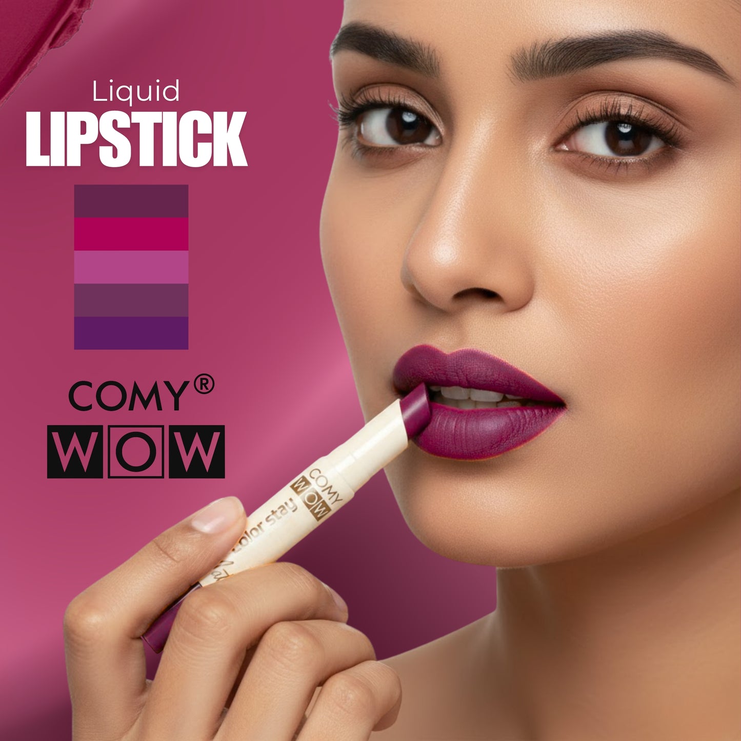 Matte Liquid Lipstick – Long Lasting Waterproof Smudge Proof Lip Color for Women