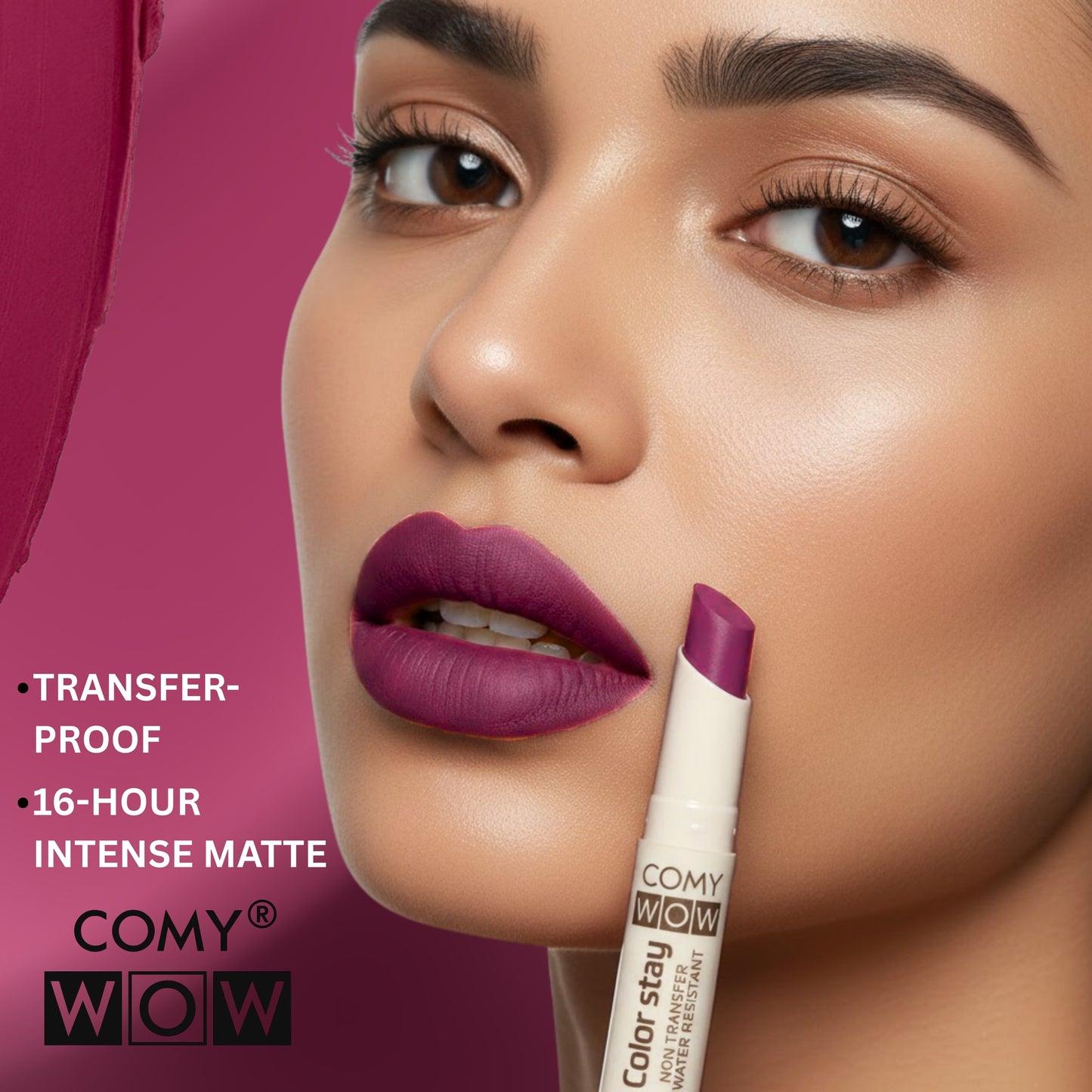 Matte Liquid Lipstick – Long Lasting Waterproof Smudge Proof Lip Color for Women