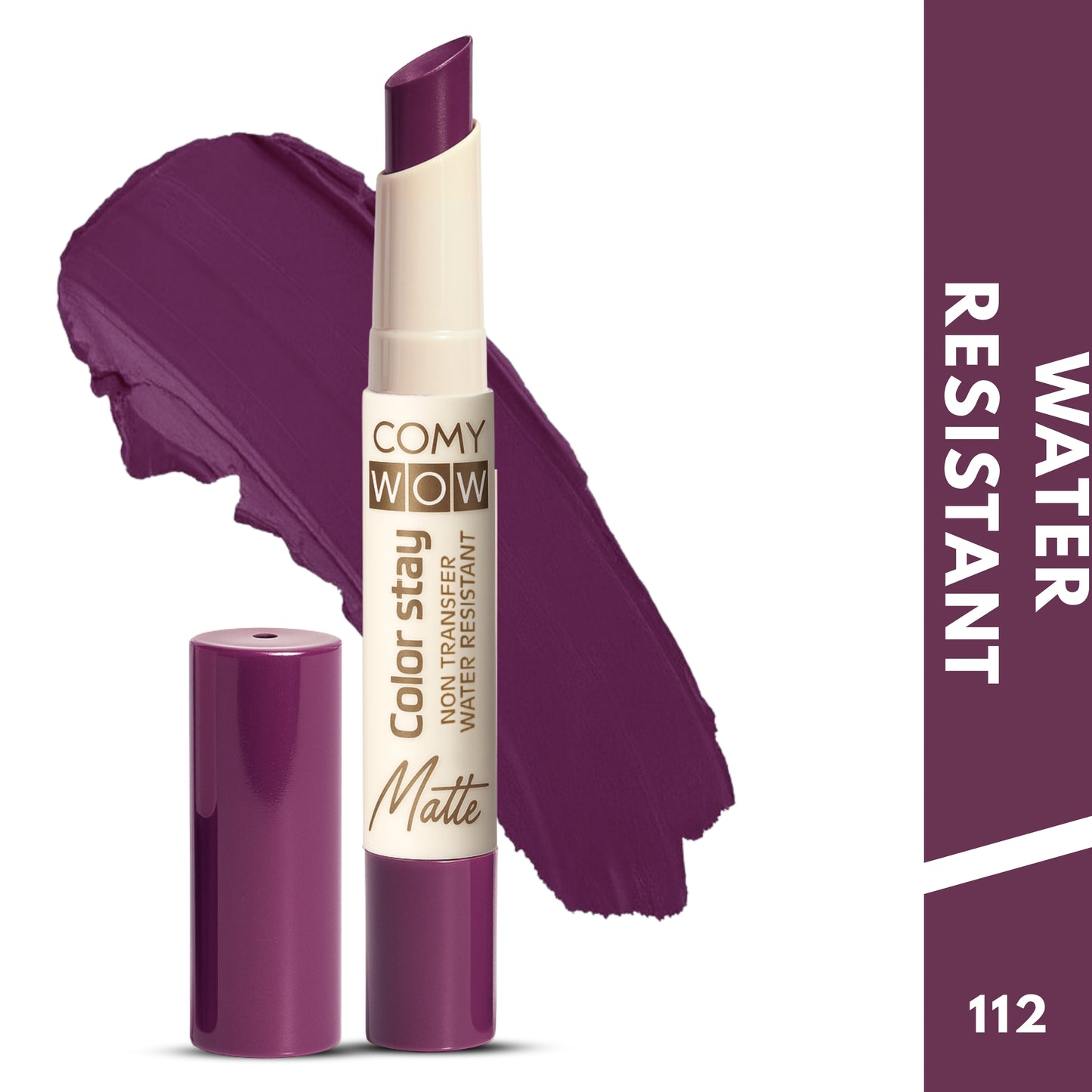 Matte Liquid Lipstick – Long Lasting Waterproof Smudge Proof Lip Color for Women