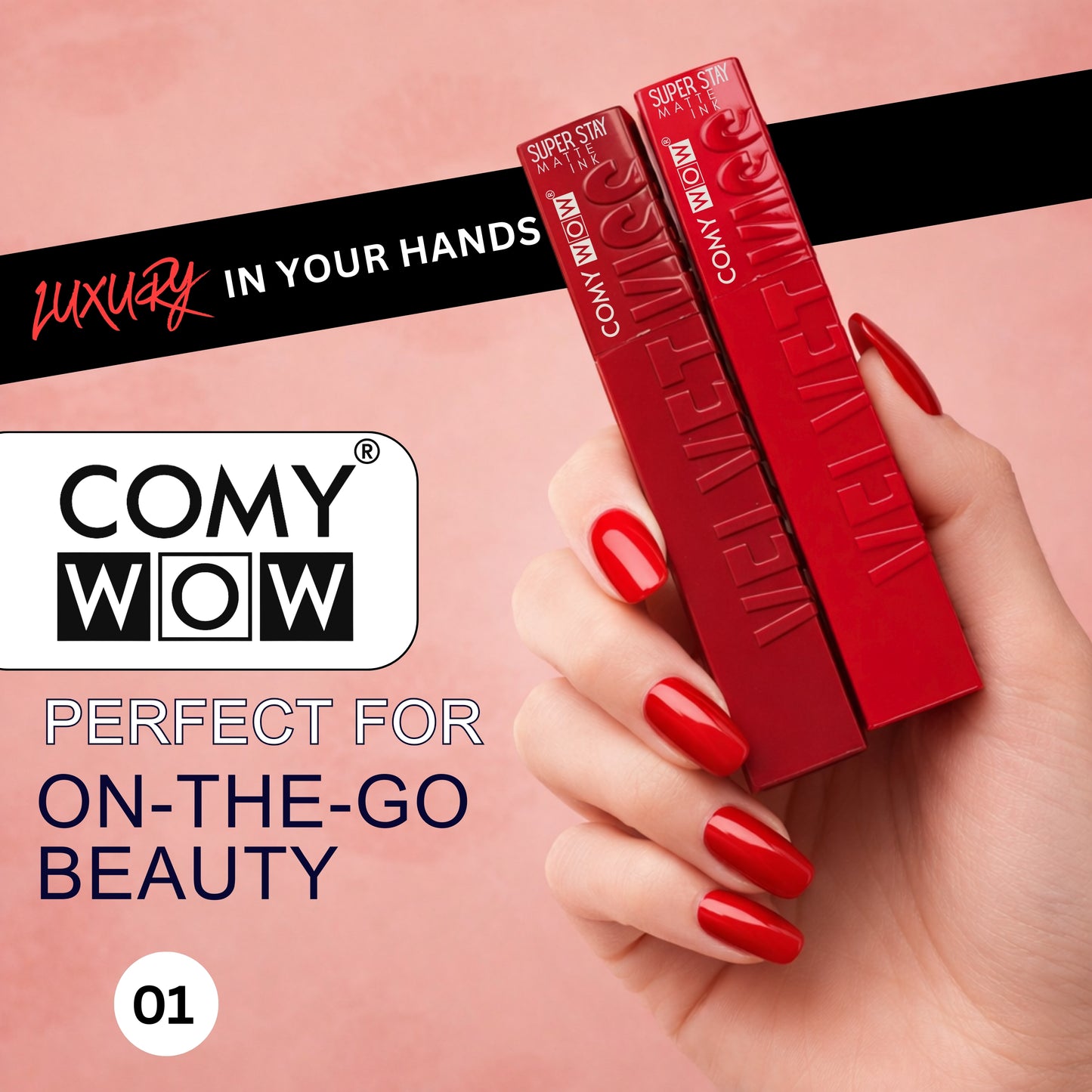 Long Lasting Matte Lipstick – Waterproof Liquid Lip Color