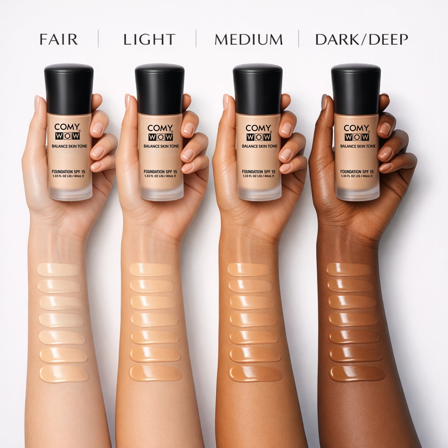 Flawless Matte Finish Liquid Foundation – SPF 15 Long Lasting Coverage